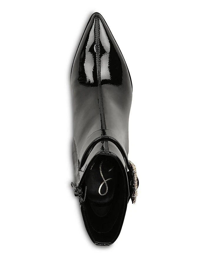 商品Sam Edelman|Women's Weslie 2 Pointed Toe Buckled Wedge Boots,价格¥1507,第3张图片详细描述