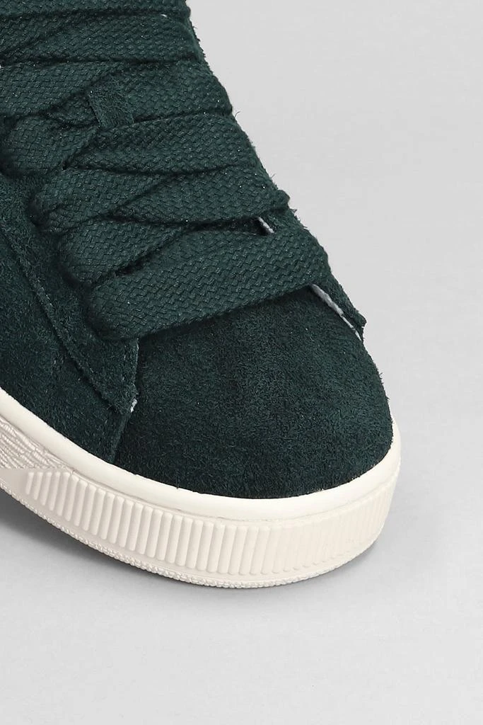 Suede Xl Sneakers In Green Suede 商品