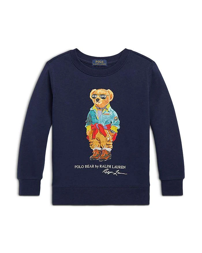 商品Ralph Lauren|Boys' Polo Bear Fleece Sweatshirt - Little Kid,价格¥220,第1张图片