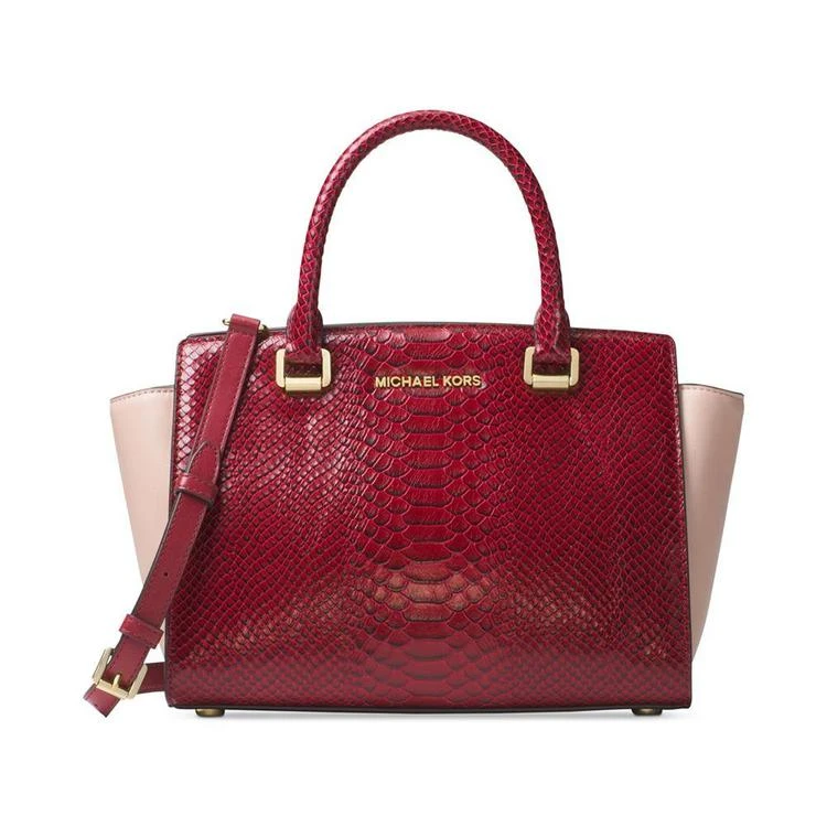 商品Michael Kors|MICHAEL  Selma Medium Top-Zip Satchel,价格¥1590,第1张图片