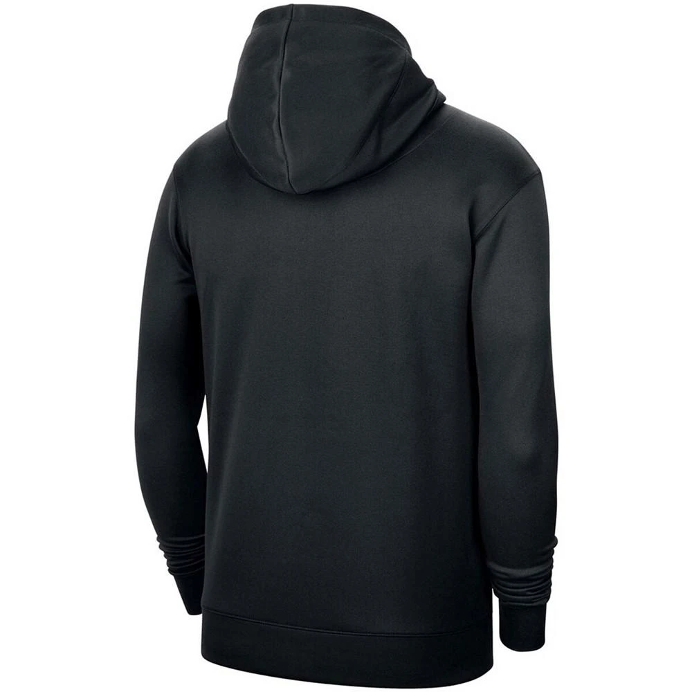 商品NIKE|Men's Black Miami Heat 2021-2022 Spotlight On Court Performance Practice Pullover Hoodie,价格¥532,第2张图片详细描述