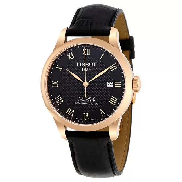 商品Tissot|Tissot T-Classic Automatic Black Dial Men's Watch T0064073605300,价格¥3980,第1张图片