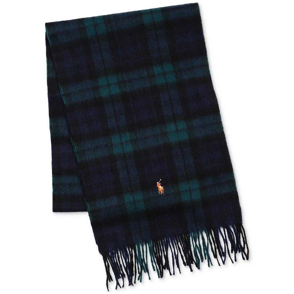 商品Ralph Lauren|Men's Tartan Plaid Scarf,价格¥592,第2张图片详细描述