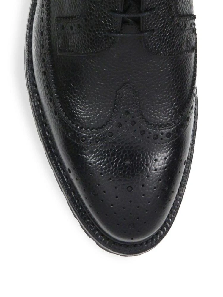 商品Thom Browne|Thom Browne - Classic Brogue Leather Dress Shoes,价格¥4451,第3张图片详细描述