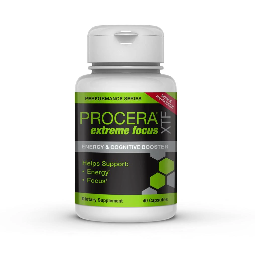 商品Procera®|XTF能量&认知集中胶囊 40粒,价格¥296,第1张图片