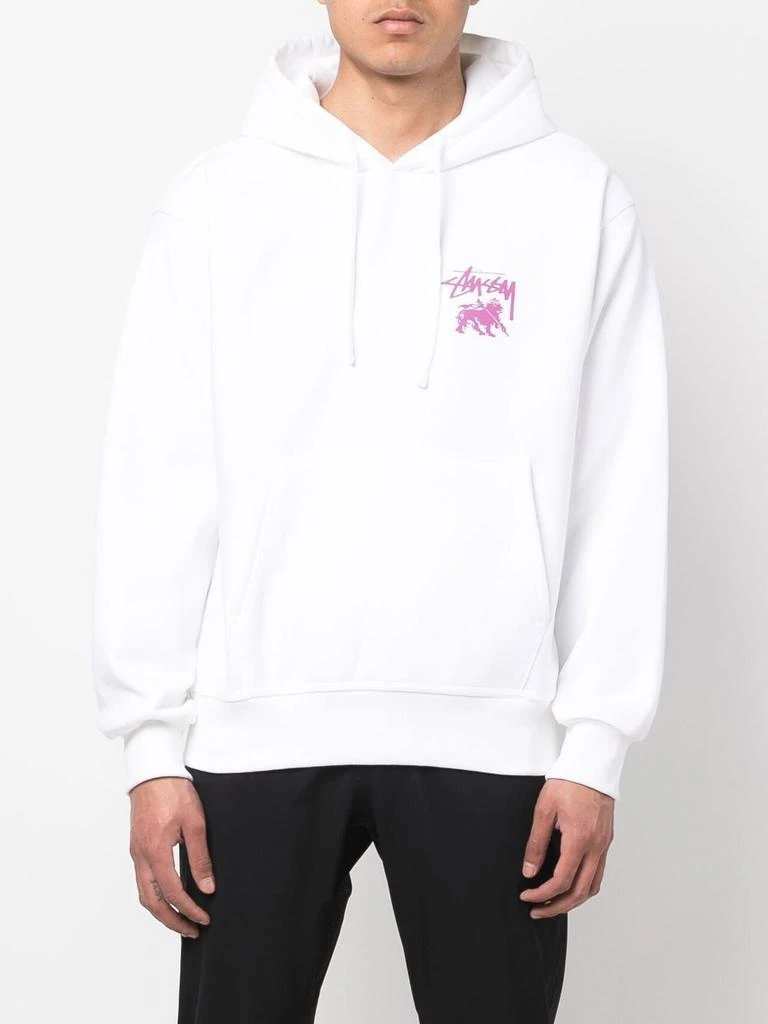商品STUSSY|STUSSY - Cotton Logo Hoodie,价格¥984,第3张图片详细描述