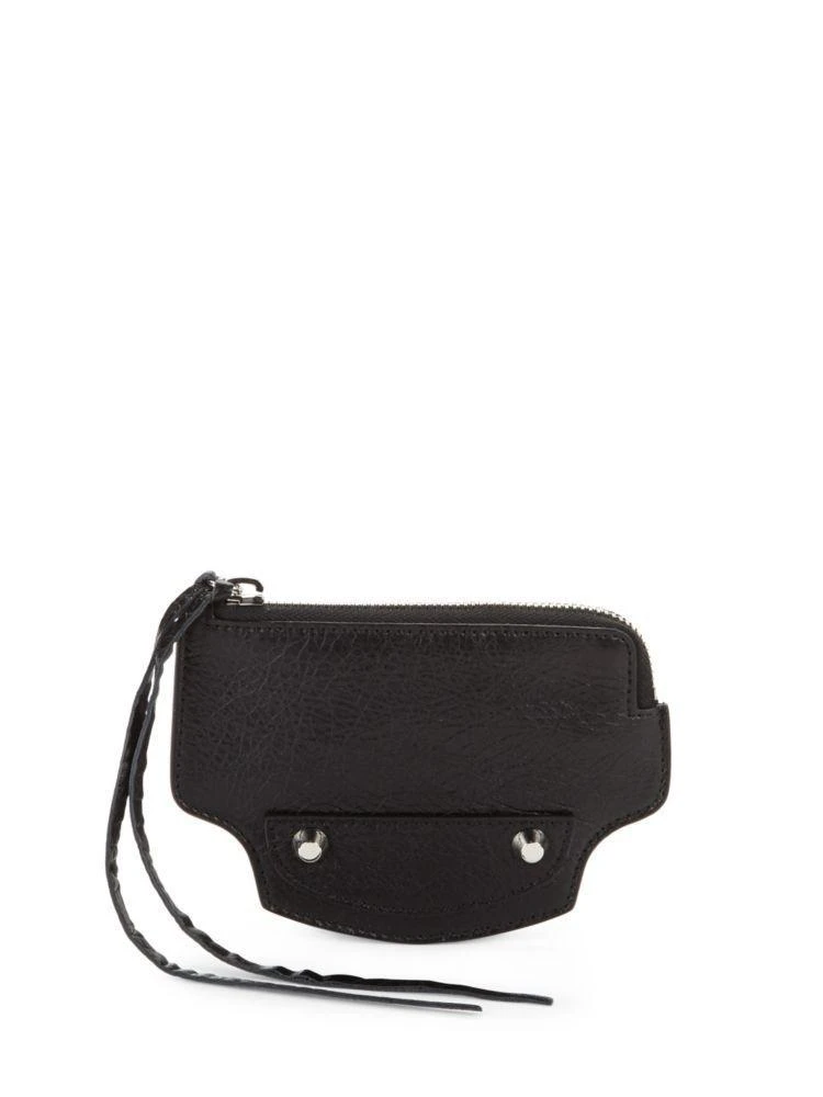 商品Balenciaga|Coal Leather Coin Purse,价格¥1581,第1张图片