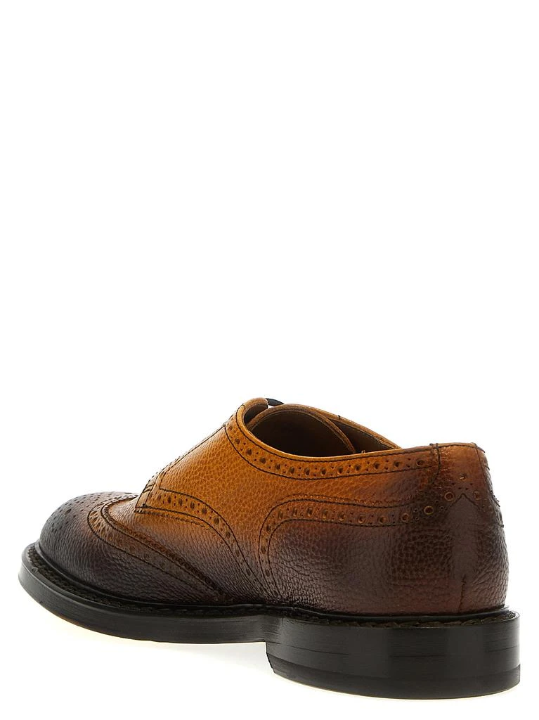 商品DOUCAL'S|Derby Leather Degradè Dovetail Lace Up Shoes Brown,价格¥2301,第2张图片详细描述