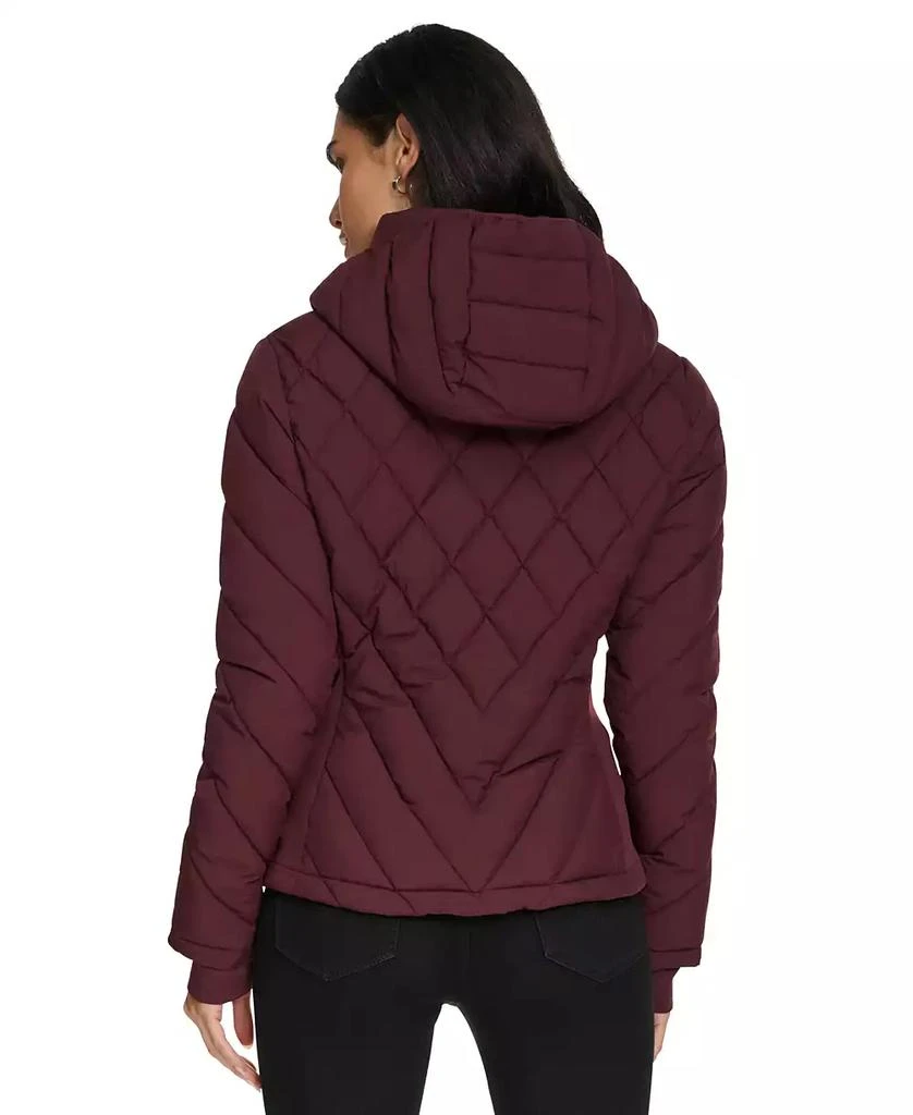 商品Calvin Klein|Womens Side-Panel Hooded Packable Puffer Coat, Created for Macys,价格¥886,第2张图片详细描述