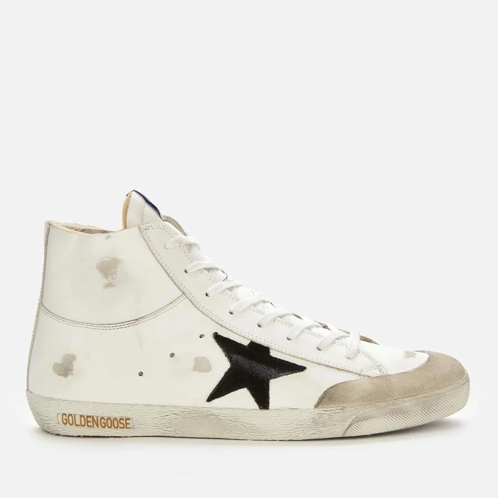 商品Golden Goose|Golden Goose Men's Francy Leather Hi-Top Trainers,价格¥3413,第1张图片