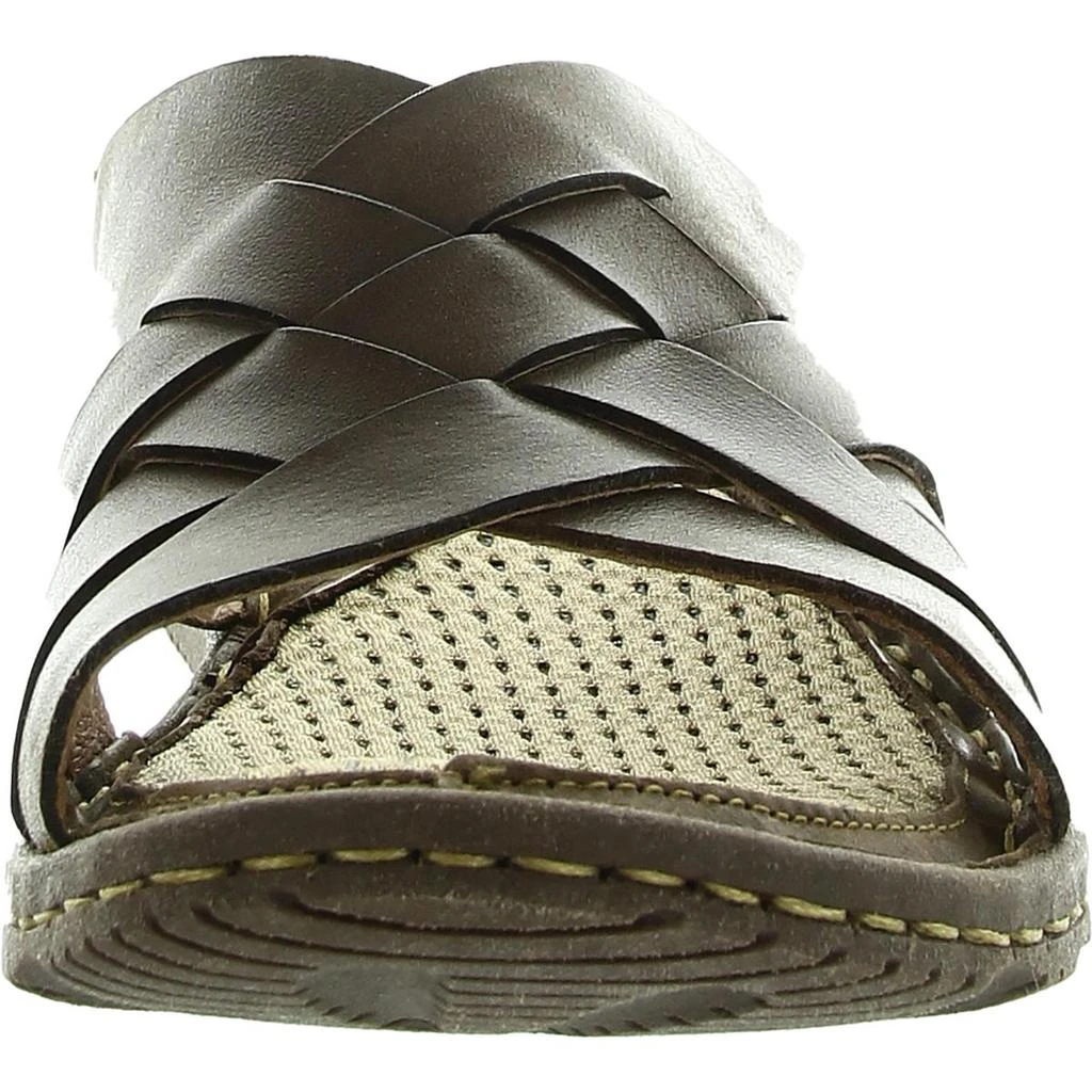 Born Womens Tarpon Criss-Cross Leather Flatform Sandals 商品