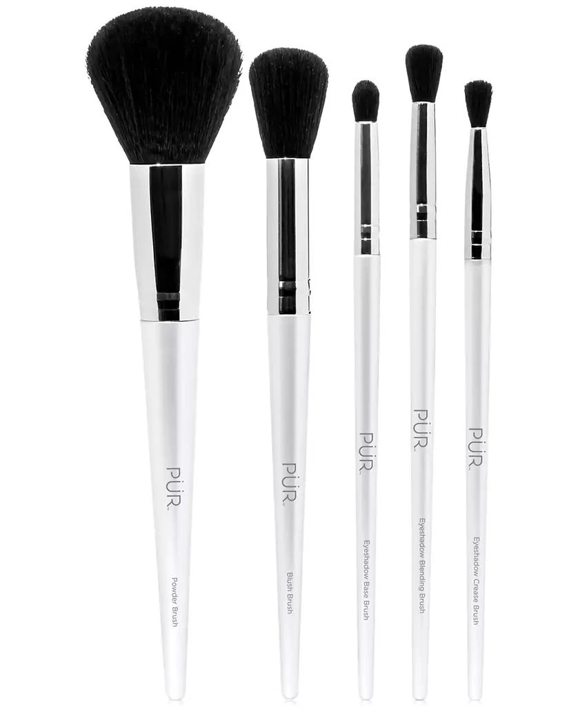 商品PÜR|5-Pc. Brush Set with Holder,价格¥368,第2张图片详细描述