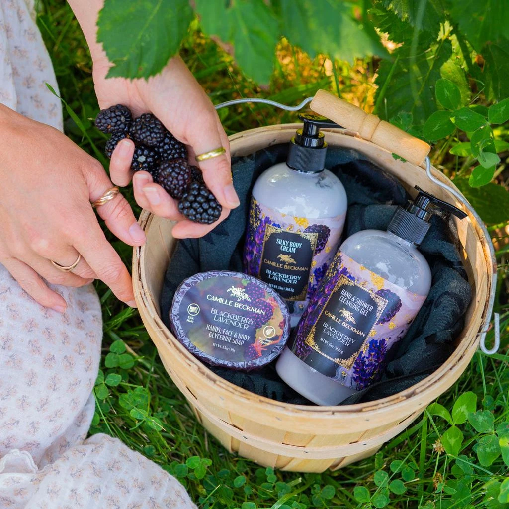 商品Camille Beckman|Glycerine Bar Soap Blackberry Lavender 3.5oz,价格¥38,第3张图片详细描述