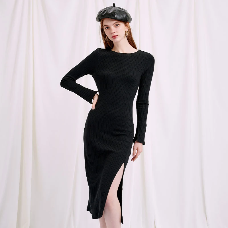 Estella针织连衣裙 - 黑色 | Estella Knit Dress - Black 商品