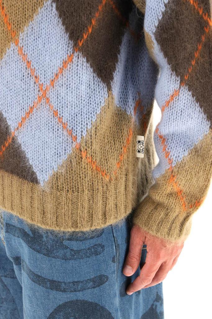 商品Kenzo|WOOL AND MOHAIR ARGYLE CARDIGAN,价格¥1760,第7张图片详细描述