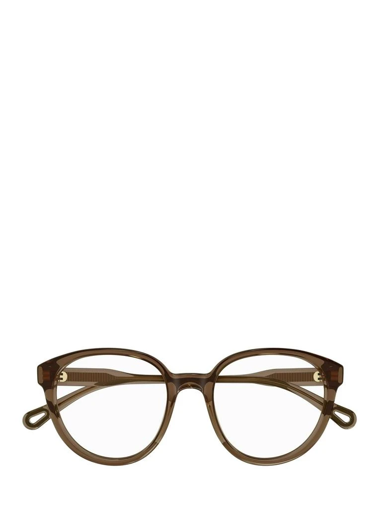 商品Chloé|Chloé Eyewear Round Frame Glasses,价格¥1488,第1张图片