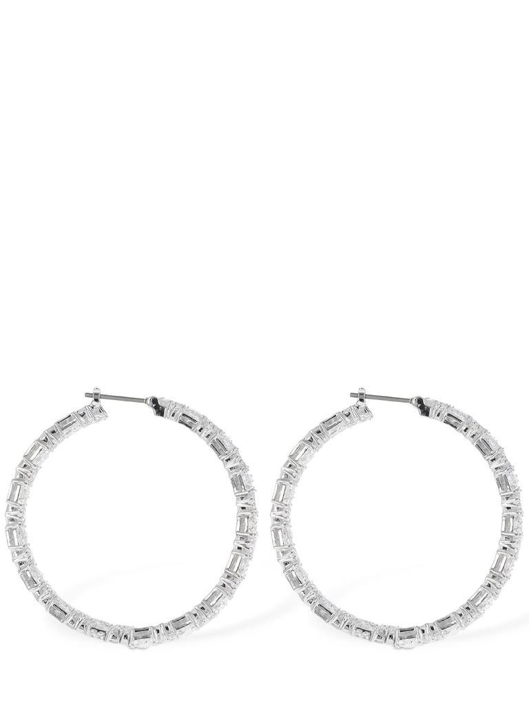 商品Swarovski|Ortyx Swarovski Big Hoop Earrings,价格¥1396,第1张图片