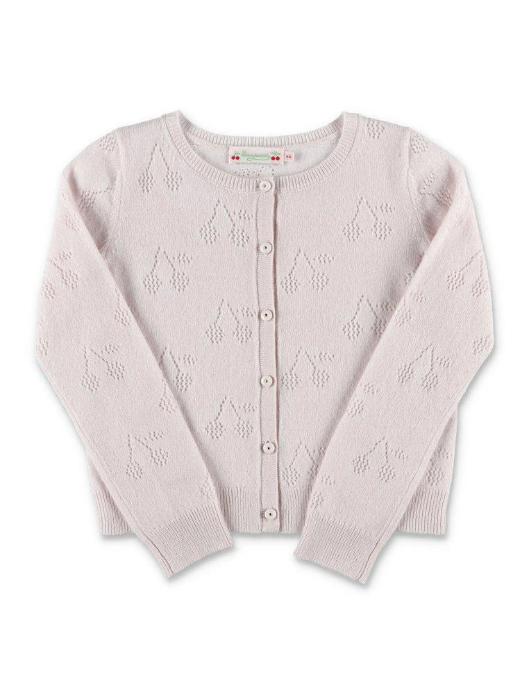 商品Bonpoint|Bonpoint Crewneck Long-Sleeved Cardigan,价格¥1089,第1张图片