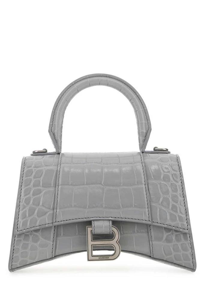 商品Balenciaga|Balenciaga Hourglass XS Logo Plaque Tote Bag,价格¥22046,第1张图片