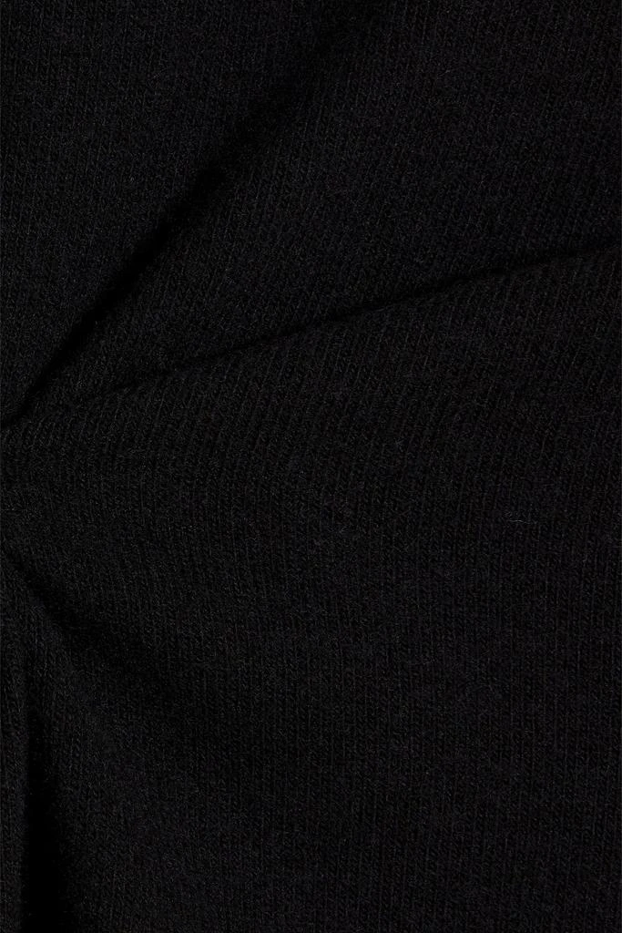 商品Vince|Cotton-blend fleece turtleneck top,价格¥604,第4张图片详细描述
