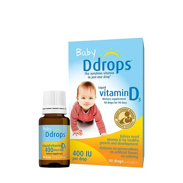 商品Ddrops|婴儿液体维生素D3滴剂,价格¥163,第1张图片