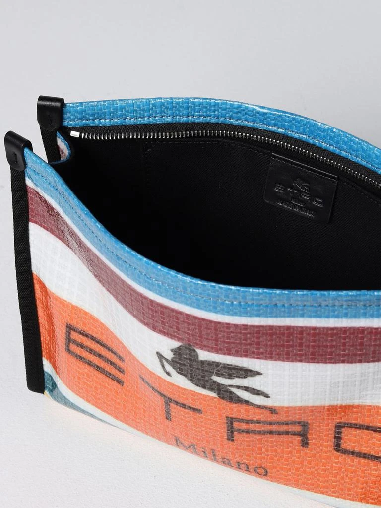 商品ETRO|Etro toiletry bag in spice glass fabric with multicolor print and logo,价格¥1963,第5张��图片详细描述