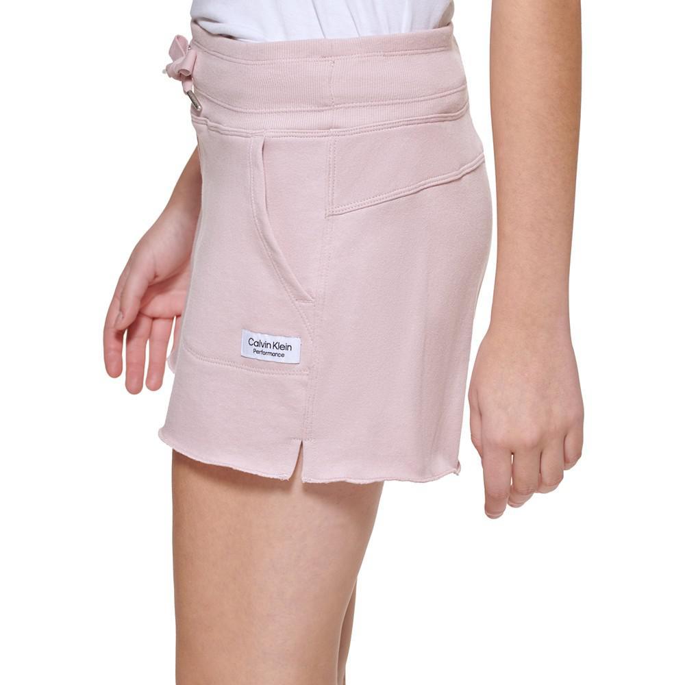 商品Calvin Klein|Ribbed-Waist Raw-Hem Shorts,价格¥147,第6张图片详细描述