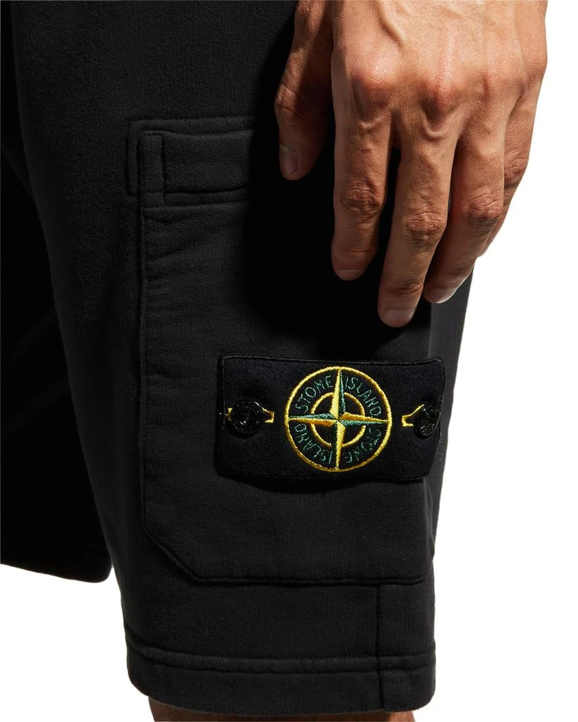 商品Stone Island|Men's Cargo Sweat Shorts,价格¥1192,第5张图片详细描述