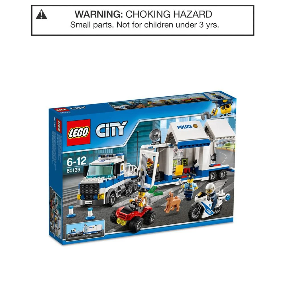 商品LEGO|City 374-Pc. Police Mobile Command Center 60139,价格¥374,第1张图片