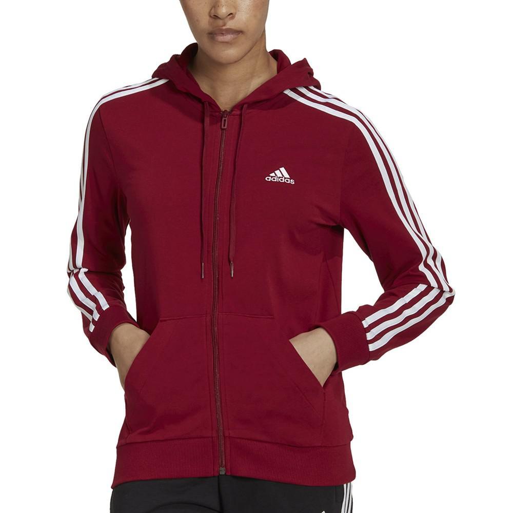 商品Adidas|Women's Essentials Full-Zip 3 Stripes Hoodie,价格¥384,第1张图片