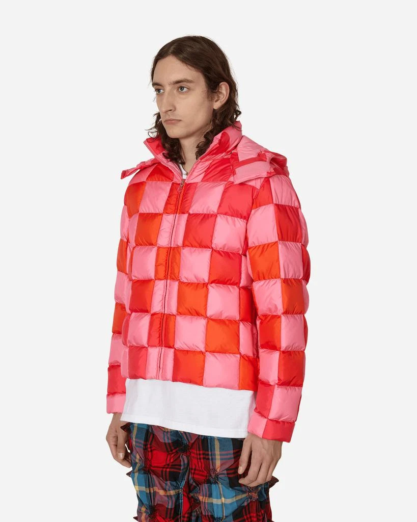 商品ERL|Gradient Checker Hooded Puffer Jacket Pink,价格¥3218,第2张图片详细描述