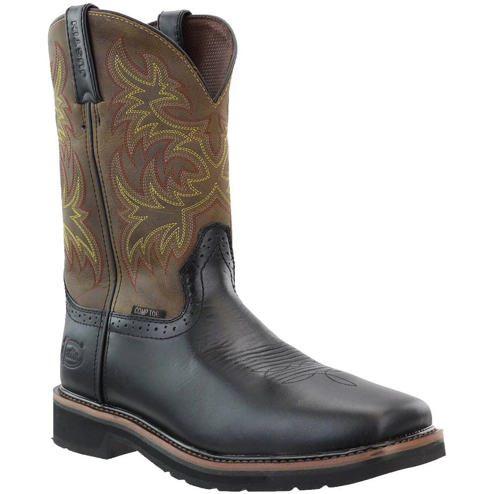 商品Justin Original Workboots|Driller 11 inch Electrical Composite Toe Work Boots,价格¥1060,第2张图片详细描述