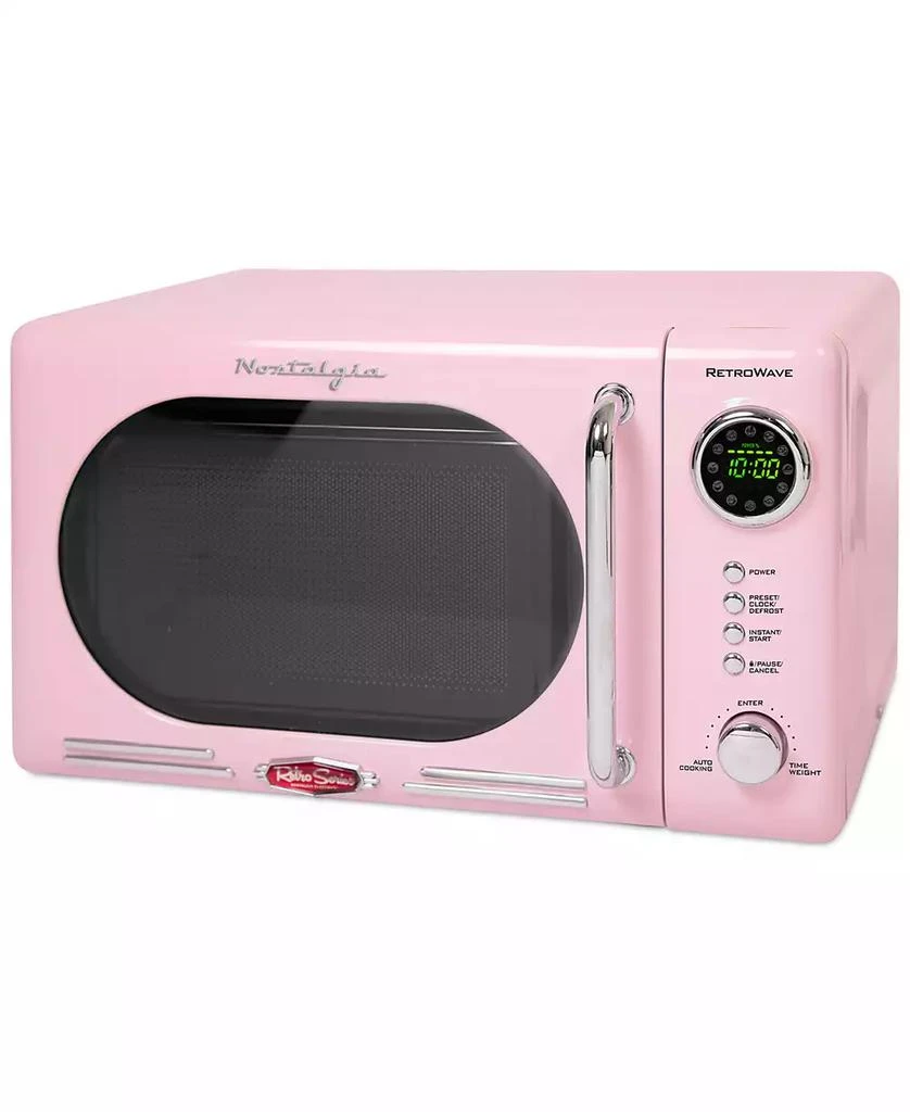 商品Nostalgia|NRMO7AQ6A Retro 700-Watt LED Microwave,价格¥631,第1张图片