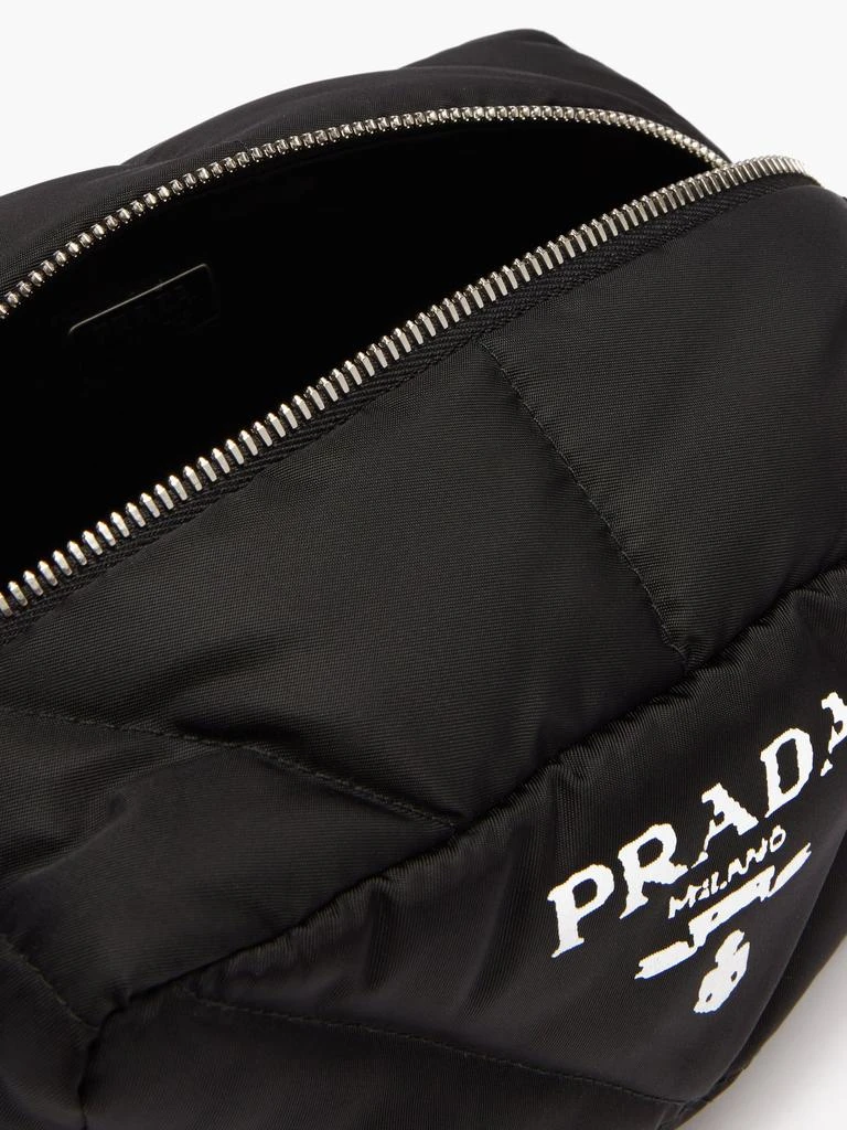 商品Prada|Logo-print quilted-nylon wash bag,价格¥6585,第4张图片详细描述