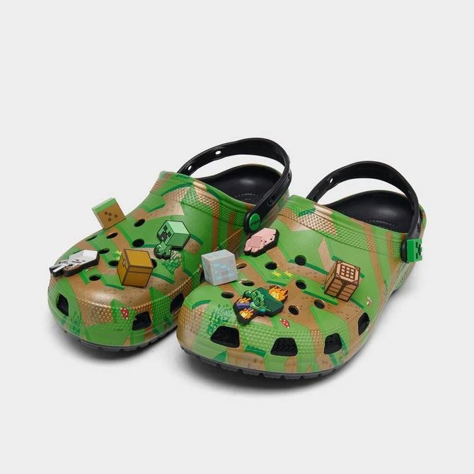 商品Crocs|Crocs x Minecraft Classic Clog Shoes,价格¥113,第2张图片详细描述