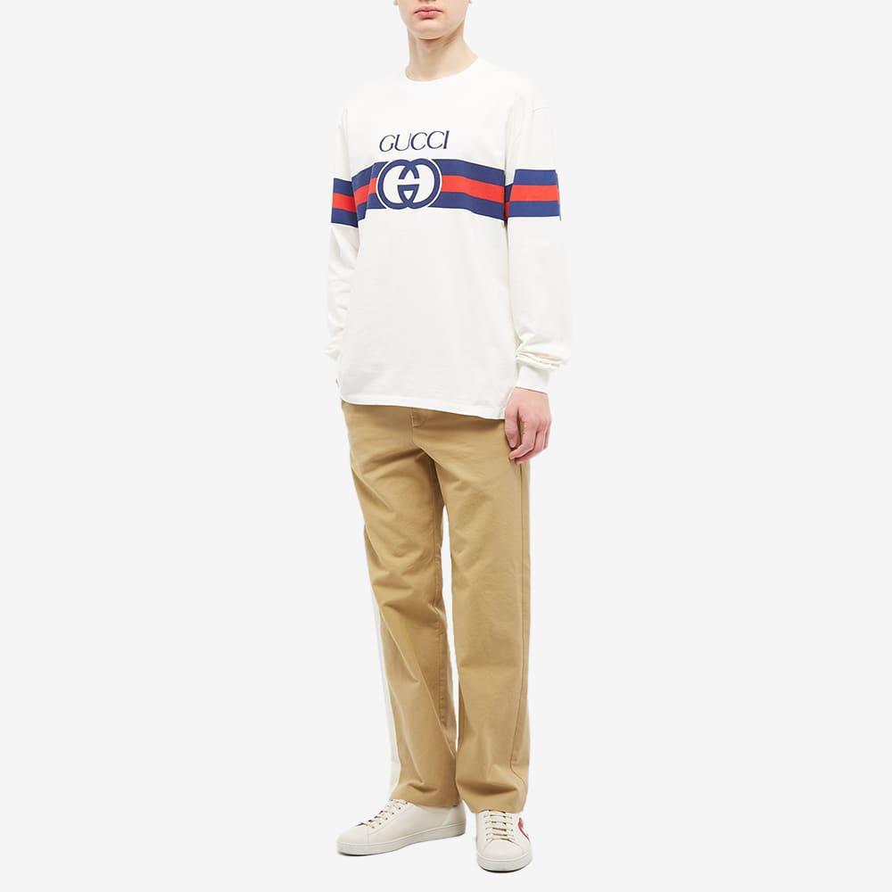 商品Gucci|Gucci Long Sleeve New Logo Tee,价格¥4346,第6张图片详细描述