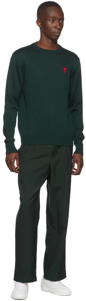 商品AMI|Green Ami de Cœur Sweater,价格¥1900,第6张图片详细描述