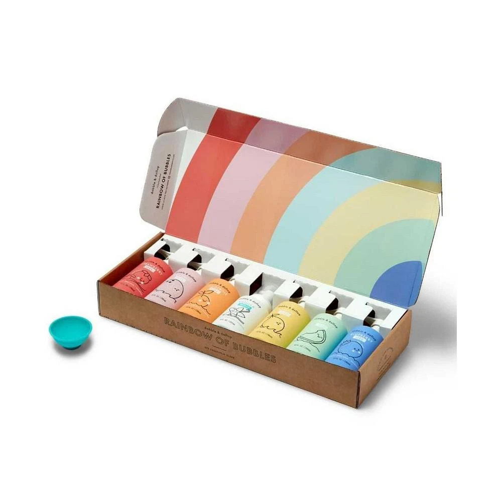 商品Dabble & Dollop|Rainbow of Bubbles Bath Set - 7 Bottles,价格¥676,第1张图片