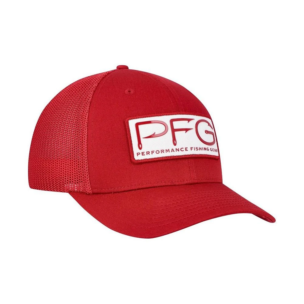 商品Columbia|Men's Cardinal Arkansas Razorbacks PFG Hooks Flex Hat,价格¥184,第3张图片详细描述