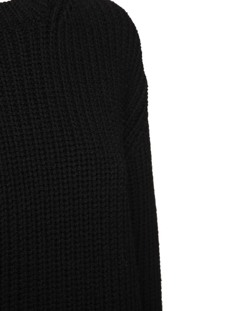 商品ROCHAS|Rib Knit Wool Sweater W/ Logo Detail,价格¥3247,第5张图片详细描述