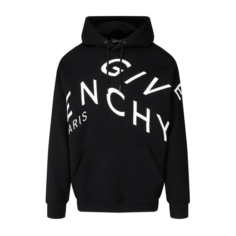 GIVENCHY 纪梵希 男士黑色卫衣/帽衫 BMJ07G30AF-004 商品