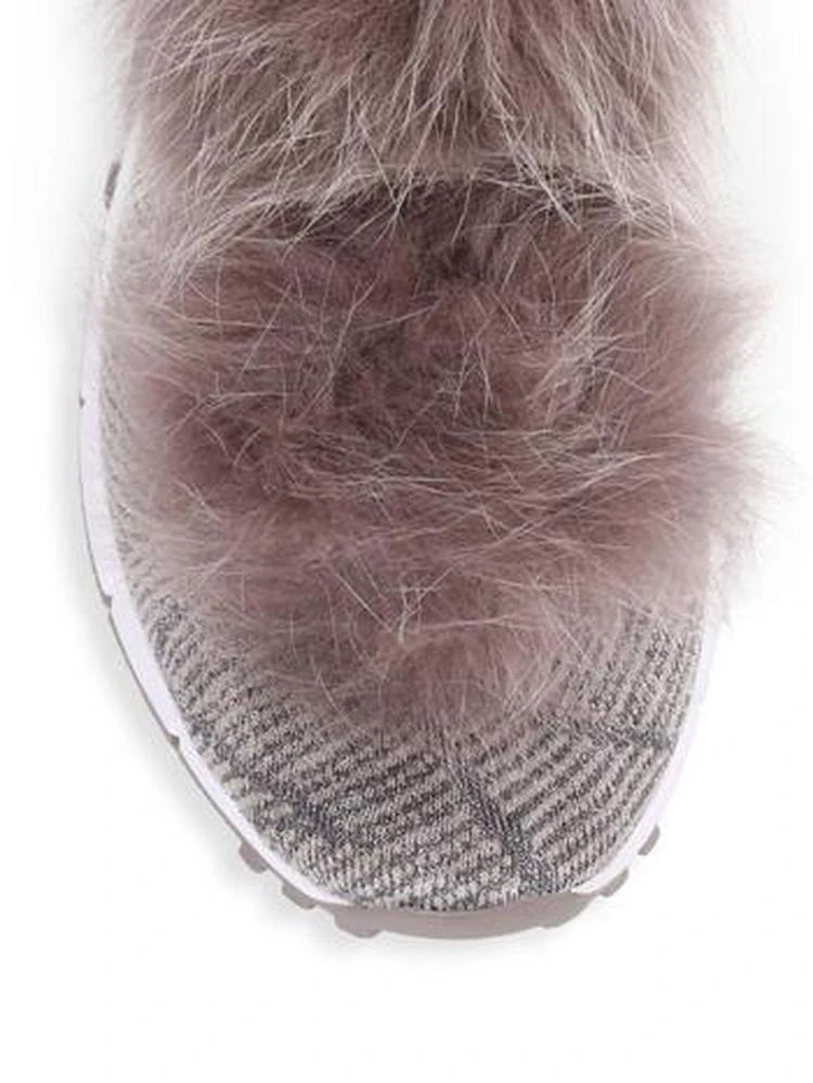 商品Jimmy Choo|Jimmy Choo - Norway Fur Pom Pom Runners,价格¥2624,第3张图片详细描述