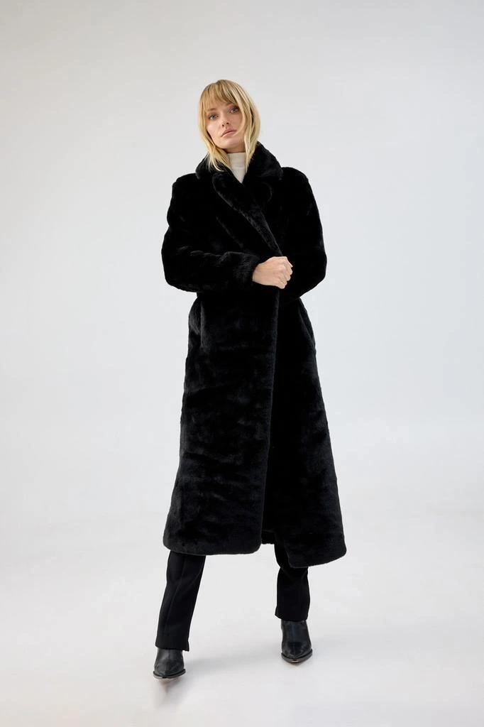 商品Unreal Fur|Black Bird Coat,价格¥4171,第1张图片