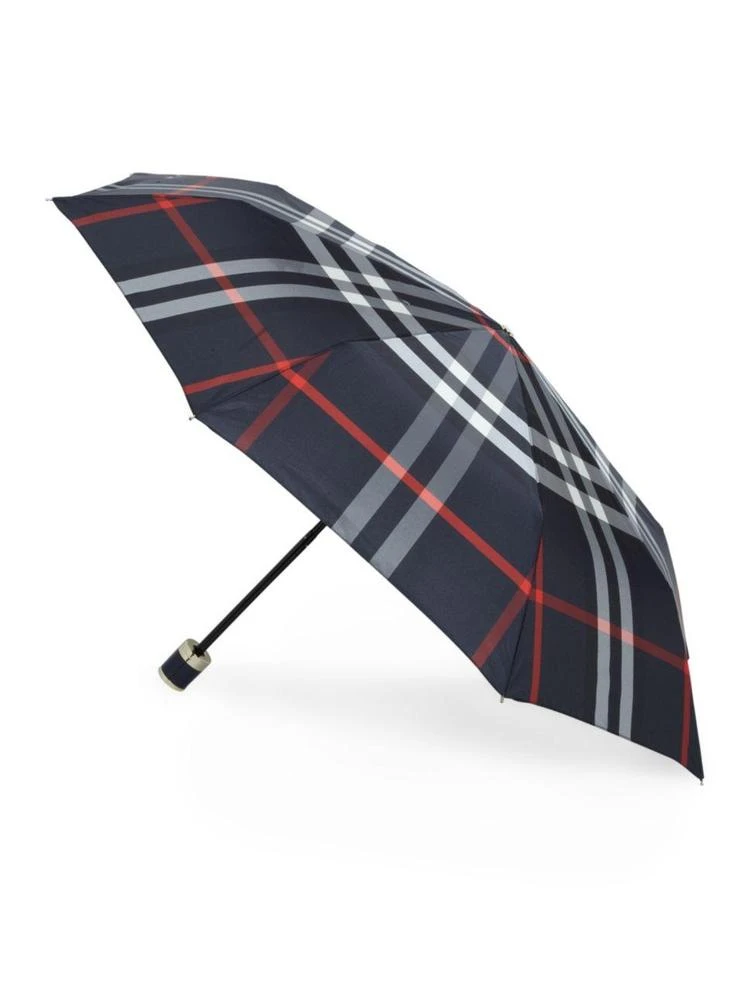 商品Burberry|Packable Signature Plaid Umbrella,价格¥1670,第1张图片