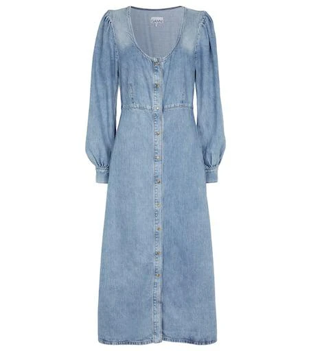 商品Ganni|Denim midi dress,价格¥2311,第1张图片