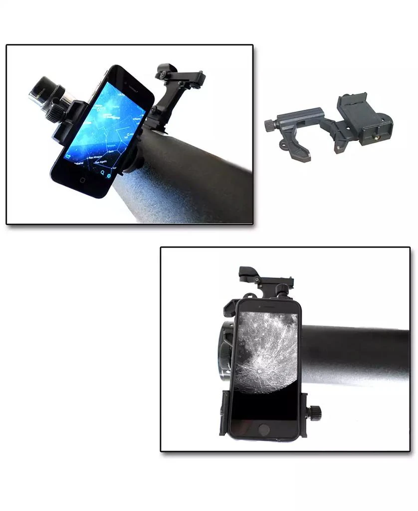 商品Cosmo Brands|Cassini 1000 X 120mm Astronomical Tracker Mount Telescope and Smartphone Adapter,价格¥3745,第2张图片详细描述