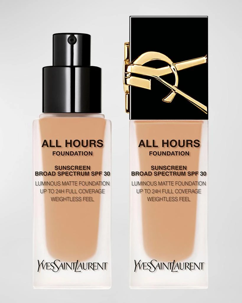 商品Yves Saint Laurent|0.85 oz. All Hours Luminous Matte Foundation,价格¥509,第1张图片