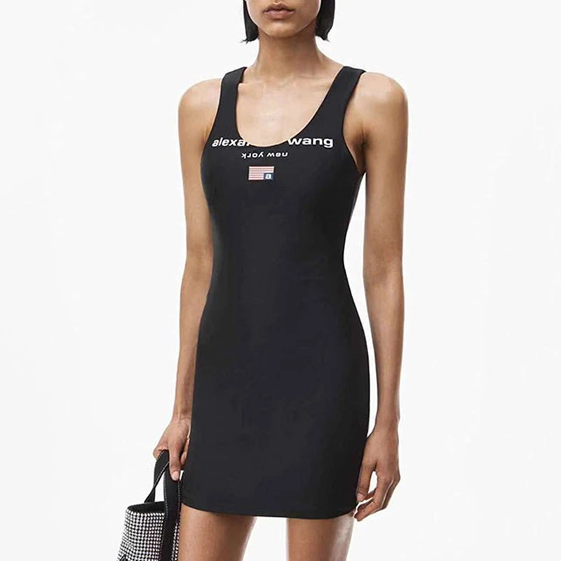 ALEXANDER WANG 黑色女士连衣裙 4CC3216132-001 商品