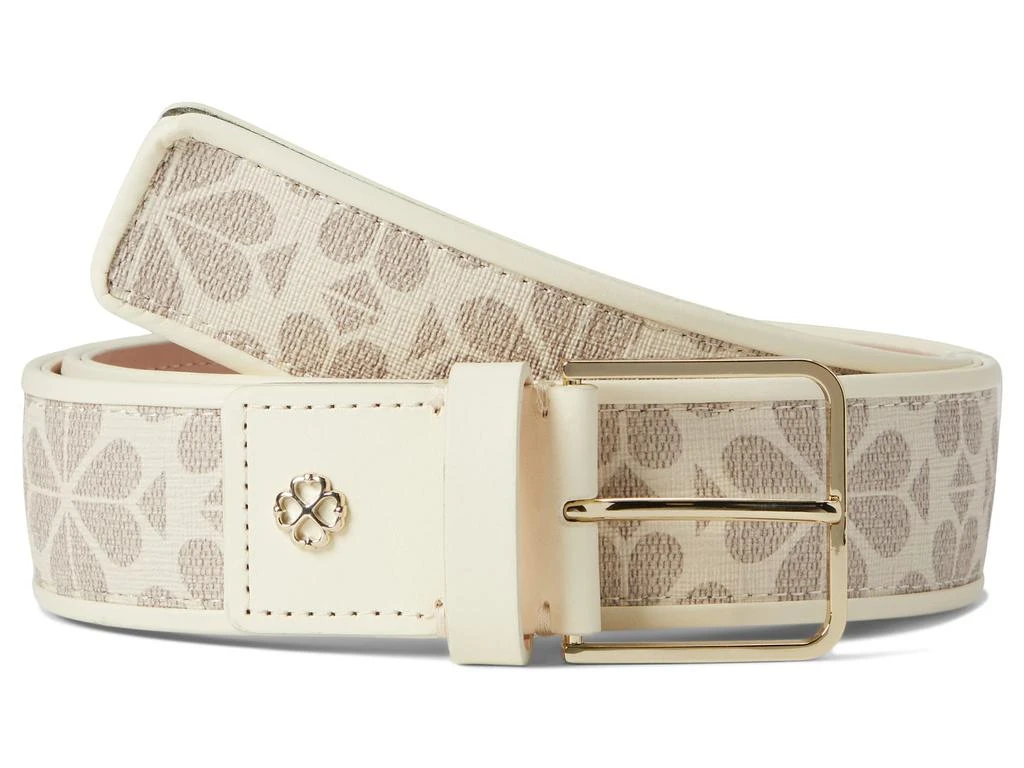 商品Kate Spade|40 mm Logo Coated Canvas Belt,价格¥397,第1张图片