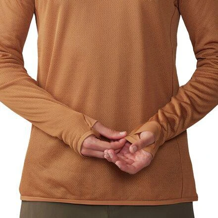 商品Mountain Hardwear|AirMesh Long-Sleeve Crew Top - Men's,价格¥403,第5张图片详细描述